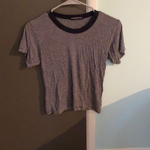Brandy Melville navy stripe tee